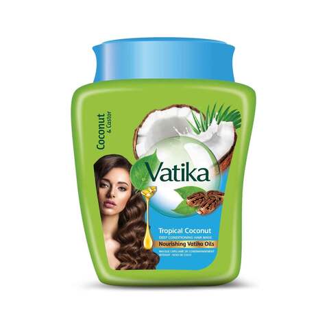 Dabur Vatika Naturals Coconut &amp; Castor Hot Oil Hair Treatment 1Kg