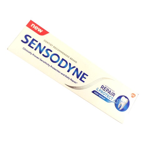 معجون أسنان Sensodyne (سنسوداين) المطّور للترميم والحماية 75مل