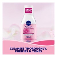 NIVEA Face Micellar Water Bi Phase Makeup Remover Rose Care Organic Rose Water 100ml