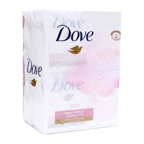 اشتري دوف صابون كريم الجمال الوردي 125 جرام ×4 في السعودية