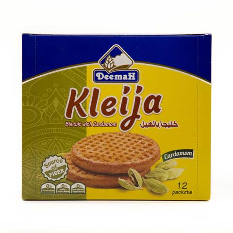 Deemah Kleija Biscuit With Cardamom 62g &times;12 Pieces