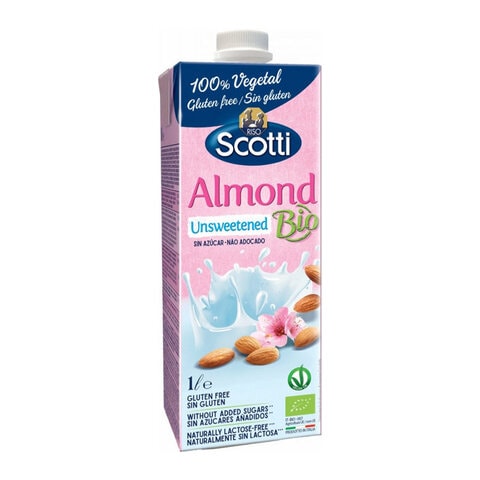 Buy Scotti Almond Bio Drink Unsweet 1 L in Saudi Arabia