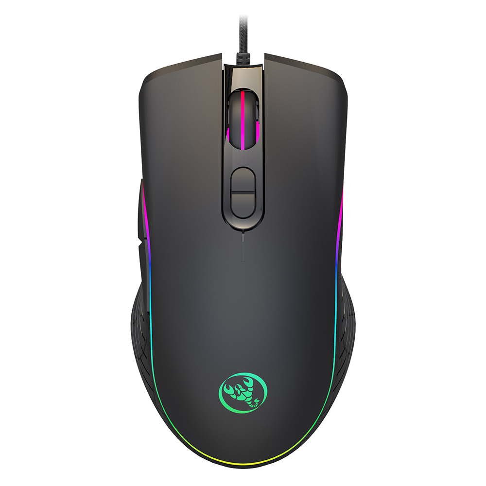 Buy Hxsj Hxsj Wired Gaming Mouse Dpi6400 Optical Mice Rgb Backlit Office Mouse 7 Buttons Ergonomic Design Online Shop Electronics Appliances On Carrefour Uae