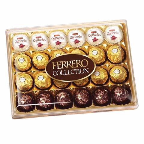 Ferrero Chocolate pralines collection box with Raffaello, Ferrero