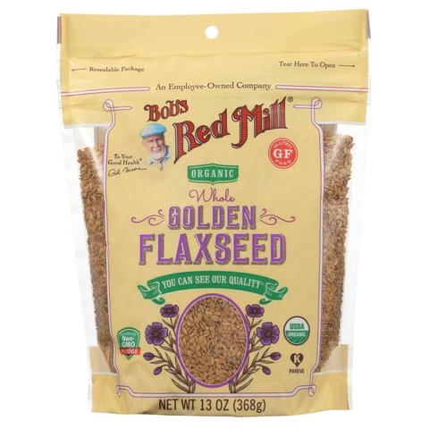 Bob&#39;S Red Mill Organic Gluten Free Golden Flaxseed 368 Gram