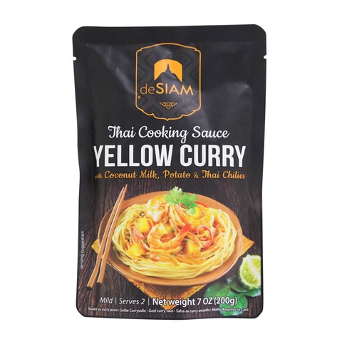 De Siam Thai Cooking Yellow Curry Sauce 200g price in UAE | Carrefour ...