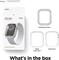 Elago Duo for Apple Watch Series 8/7 (45mm), Series 6/SE/5/4 (44mm) cover case - Clear White