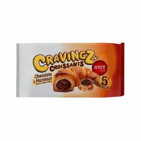 Buy Jouy  Co Cravingz Chocolate And Hazelnut Cream Croissants Puff 225g in UAE