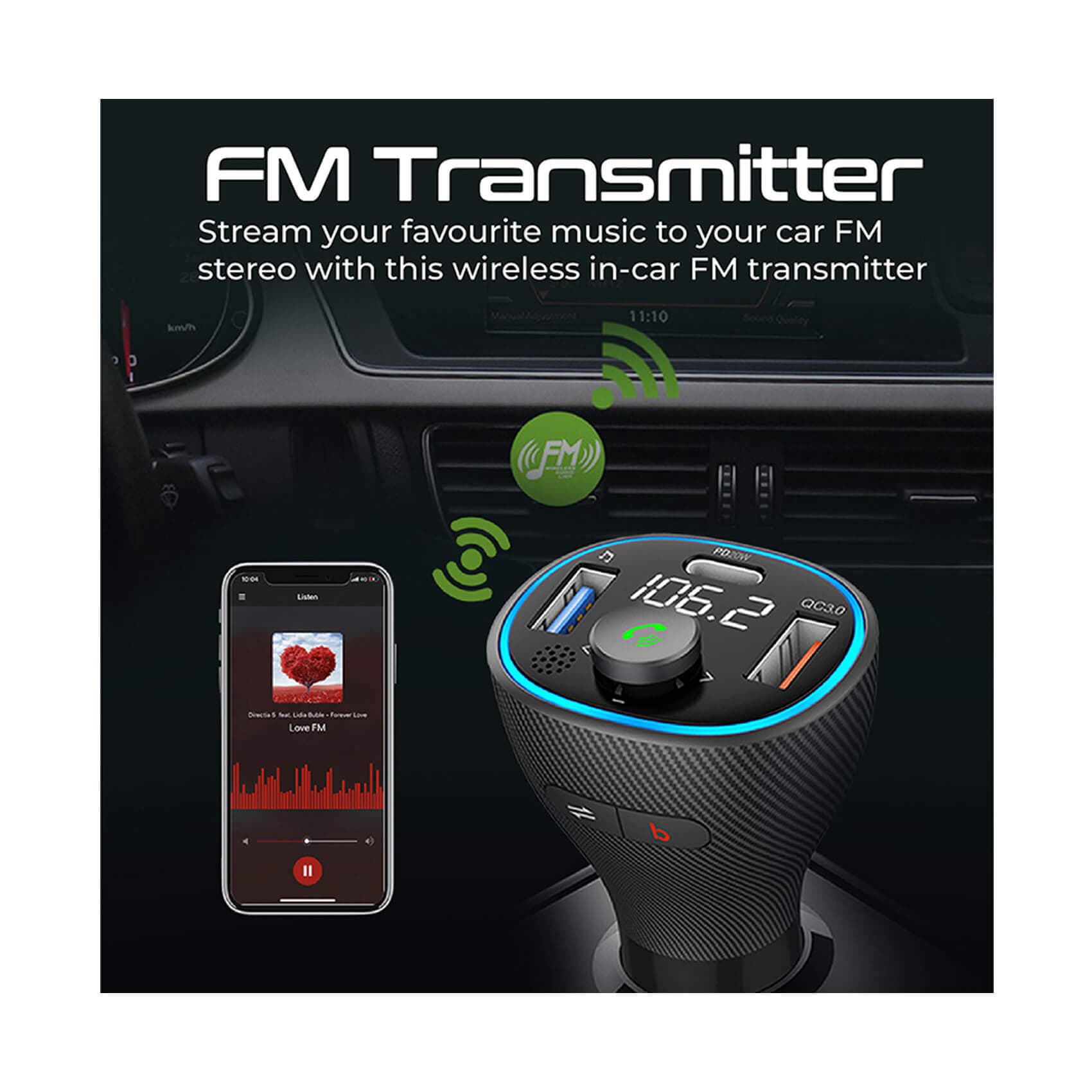 Audio Bluetooth Transmitter / Adapter / For Airplanes & Others in Qatar