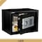 Electronic Digital Safe Box with Cash Deposit Drop-In Slot on Top A4 Document Size (25x35x25cm) Black