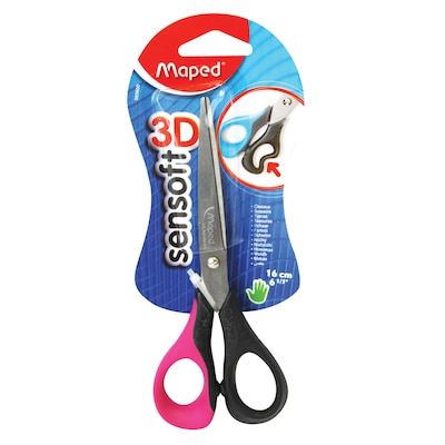 Buy Maxi Student Scissors Multicolour 13cm 3 PCS Online - Shop Stationery &  School Supplies on Carrefour UAE