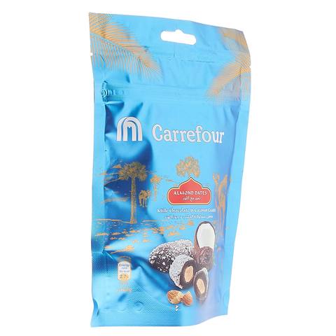 Carrefour chocolate dates with almonds and coconut 100g