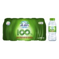 Al Ain Low Sodium Drinking Water Recycled Pet Plastic Bottle