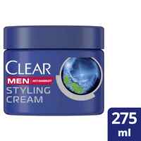 Clear Anti-Dandruff Styling Cream Menthol White 275ml