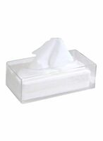 Buy East Lady Acrylic Tissue Box Clear 11.6x21.6x9cm in UAE