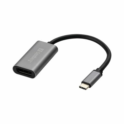 Sandberg USB-C To Display Port Link Grey