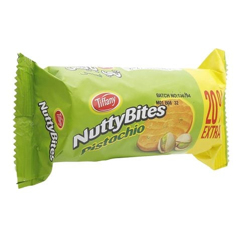 Buy Tiffany Nutty Bites Pistachio Biscuit 72g in Saudi Arabia