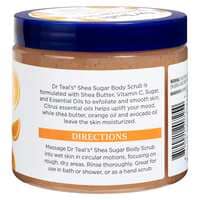Dr Teal&#39;s Shea Sugar Scrub With Citrus Essential Oils And Vitamin C Pink 538g