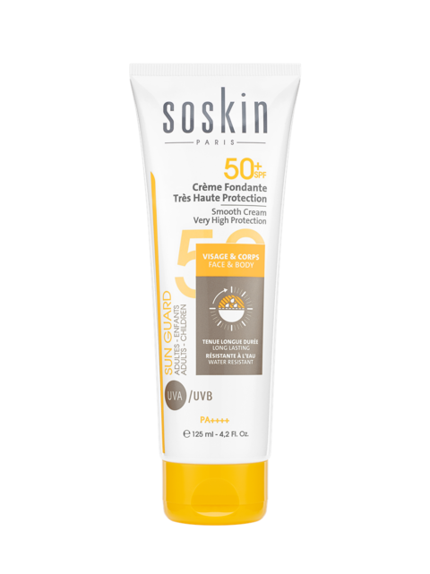 Soskin - Sg Smooth Cream Very High Prot Spf50+ 125Ml