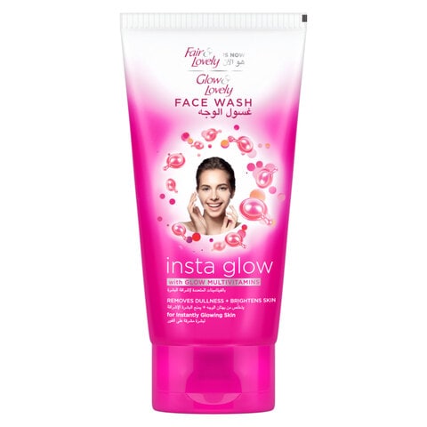 Glow &amp; Lovely Formerly Fair &amp; Lovely Face Wash With Glow Multivitamins Instaglow To Remove Dull