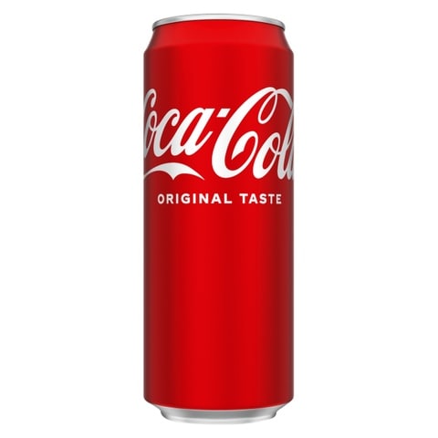 Coca-Cola Original Taste Carbonated Soft Drink Can 330ml