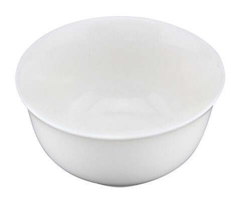 Shallow Porcelain Bowl White 23cm