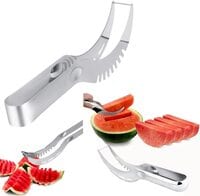 Markq Watermelon Slicer Cutter, Stainless Steel Melon Knife, Smart Kitchen Gadget