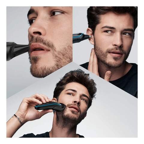Buy Braun MGK5280 All-in-One Multi Grooming Styling kit Rechargeable Beard Trimmer  Hair Clipper Ear and Nose Trimmer Black Online - Shop Beauty & Personal  Care on Carrefour UAE