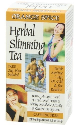 21st Century Orange Spice Herbal Slimming 24 Tea Bags