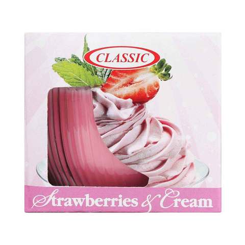 Classic Candles With Strawberry &amp; Cream 113g