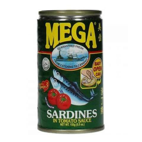 MEGA Sardines In Tomato Sauce 155 Gram