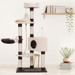 Buy Generic-54in Pet Cat Tree Pet Tree for Cats Cat Tower Cat Activity Tree Cat Scratchers Tree for Kittens Pet House Play in UAE