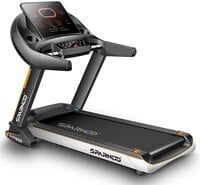 Sparnod Fitness STH-5700 (6 HP Peak) Automatic Treadmill - Foldable Motorized Walking/Running Machine for Home Use - Sturdy Equipment with Auto Incline