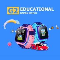 Docooler - G2 Intelligent Kids Watch Children Smartwatch Built-in 7 Children Puzzle Games Phone Watch Built-in 5 Languages(English/French/German/Spanish/Italian)