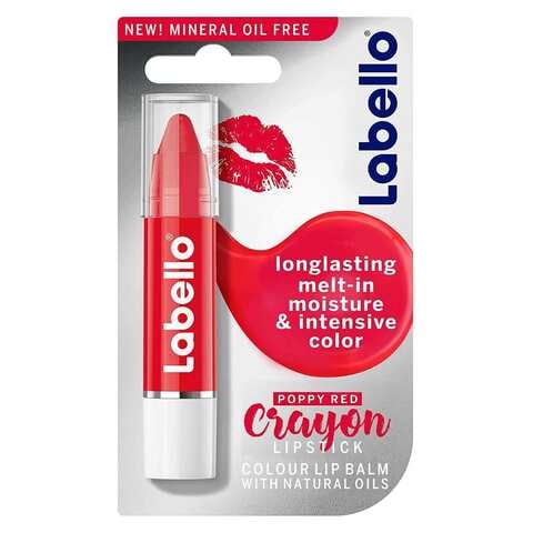 Labello Lipstick Crayon Colour Lip Balm Poppy Red 3g price in Saudi ...