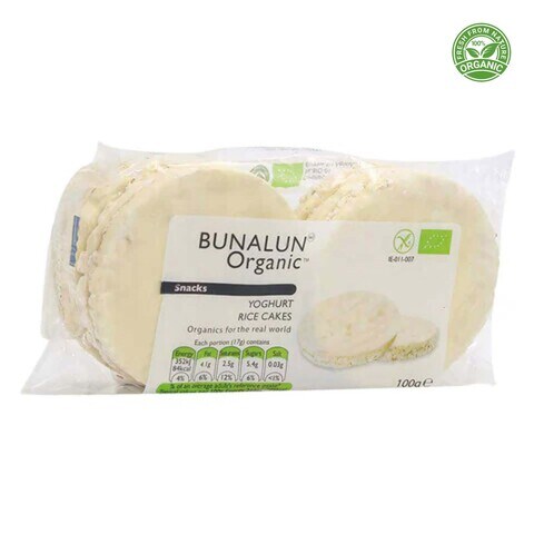 Bunalun Organic Yoghurt Rice Cakes 100g