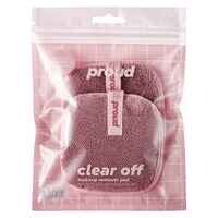 Skin Proud Clear Off Makeup Remover Microfibre Pad Pink