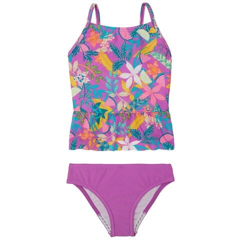Buy Speedo Girls Swimsuits One-Piece set,purple (amethyst tankini ...