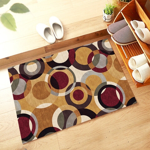 Unique Design Non Slip Entrance Door Mat With Quick Dry Material, Washable Mat Also for Bathroom, Kitchen, Living Room, Laundry Room, Bedroom, Hallway etc. (Size 40&times;60cm)