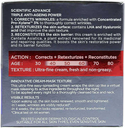 L&#39;Oreal Revitalift Laser X3 Anti-Ageing Cream Mask 50 Ml
