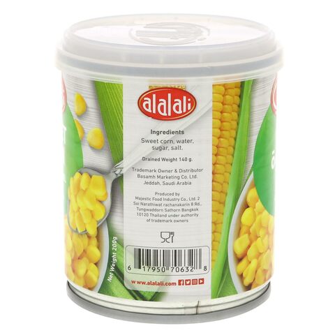 Al Alali Whole Kernel Sweet Corn 200g