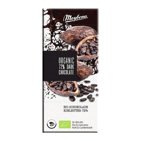 اشتري ميبونا شوكولاته داكنة 72% عضوية 100 جرام في السعودية