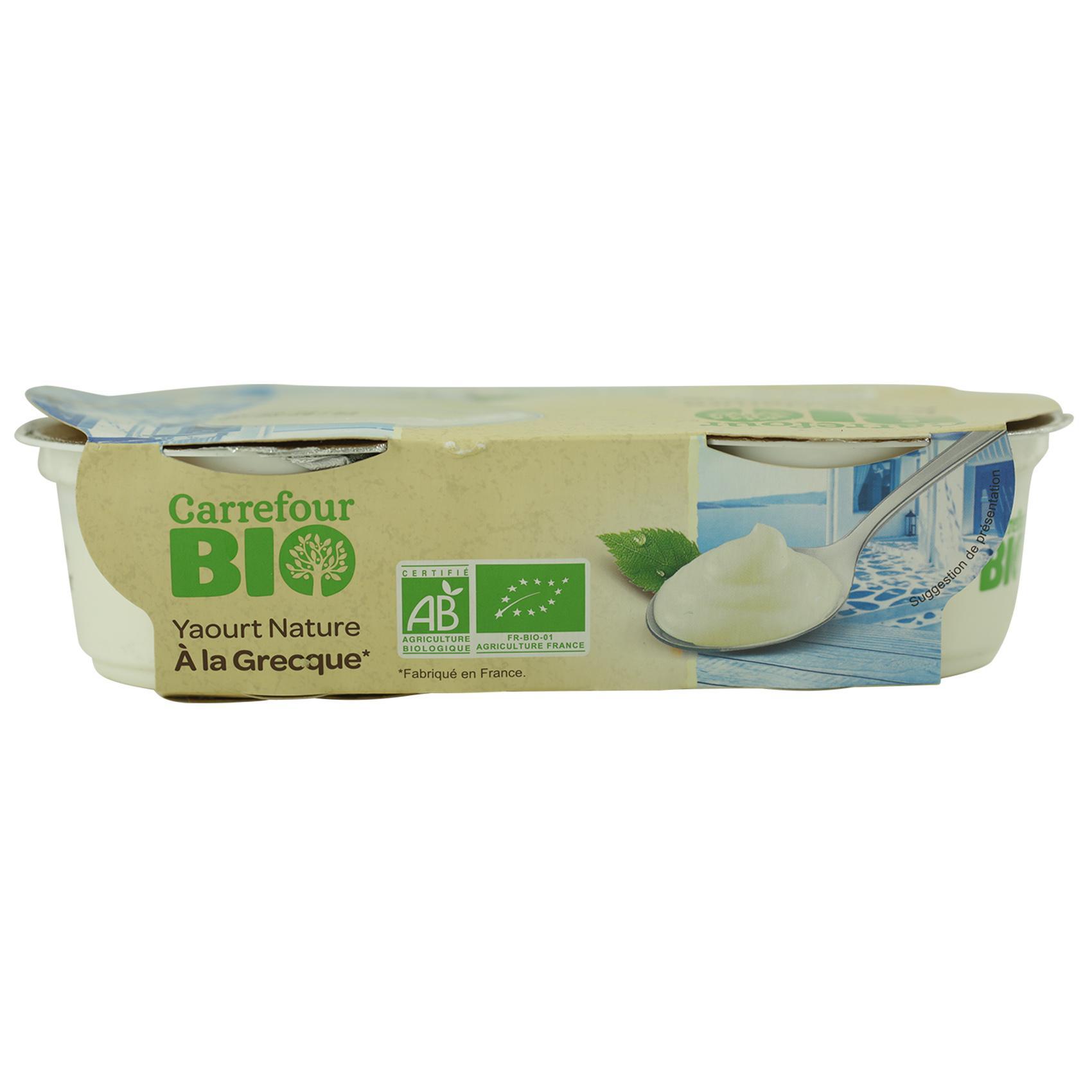 Buy Carrefour Bio Natural Mixed Cream And Milk Yogurt 150g X Pack Of 2 Online Shop Bio Organic Food On Carrefour Uae