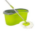 Buy Royalford Rf8866 Easy Spin Mop And Bucket Set, 360 Spinning Mop Bucket Home Cleaner, Extended Easy Press Stainless Steel Handle  Easy Wring Dryer Basket, 1 Extra Mop Head in UAE