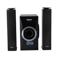 Geepas 2.1 - Channel Multimedia Home Theater System With Super Bass Hi-Fi Surround Sound - USB - Sd Card Reader - Remote Controller And Digital LED Display