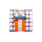 Buy Saha Medium White/Brown Eggs 30 PCS in UAE