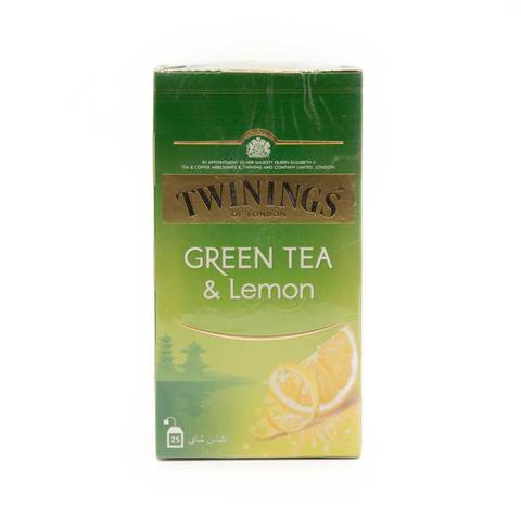 Buy Twinings Green Tea & Lemon 25s Online - Shop Beverages on Carrefour ...