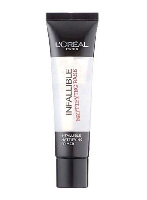 Buy LOreal Paris Infallible Mattifying Primer Base 01 Transparent in Saudi Arabia