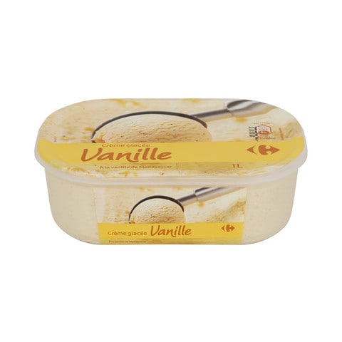 Carrefour Frozen Ice Cream Vanilla 1L