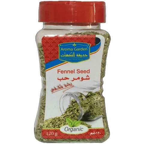 Aroma Garden Organic Fennel Seed 120 Gram